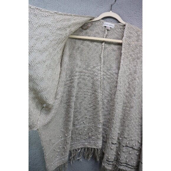 Knox Rose Open Knit Open Front Cardigan-Size Small-New with Tags-Oversized-BOHO - Picture 5 of 12